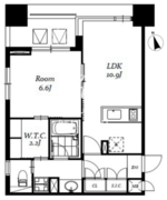 レジディア日本橋馬喰町3 504 間取り図