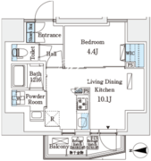 エスタート入谷1 501 間取り図