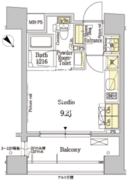 パークアクシス茅場町 1104 間取り図