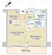 笹塚トゥデイ 216 間取り図