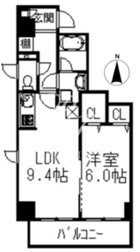 ブルックスレジデンス 301 間取り図