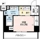 プレール・ドゥーク門前仲町3 701 間取り図