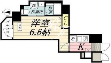 グランパセオ錦糸町駅前 402 間取り図