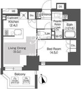 ベルビュー千代田飯田橋 702 間取り図