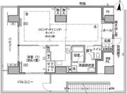 東雲キャナルコートCODAN 16-713 間取り図