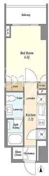 コンフォリア門前仲町 805 間取り図