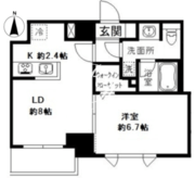 コートヒル本郷 202 間取り図