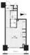 レジディア新御徒町 1303 間取り図