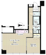 クレアーレ麹町 505 間取り図