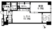 レジディア日本橋浜町 602 間取り図