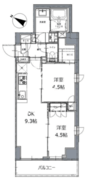 レジディア白金高輪2 203 間取り図