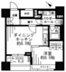 レジディア勝どき 1104 間取り図