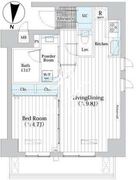 Ｌ・ＢＡＳＥ押上 S-401 間取り図