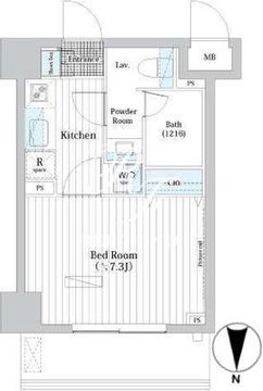 Ｌ・ＢＡＳＥ押上 S-405 間取り図