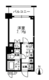 レジディア中落合 A203 間取り図