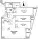 コンフォリア碑文谷 302 間取り図