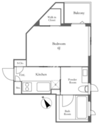 KDXレジデンス麻布仙台坂 502 間取り図