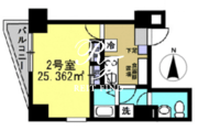 プラトリエ北新宿 802 間取り図