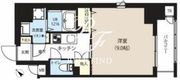 グランカーサ日本橋浜町 802 間取り図