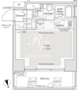 カスタリア中延 1001 間取り図