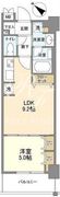 ジニア浅草 102 間取り図