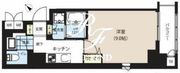 グランカーサ日本橋浜町 801 間取り図