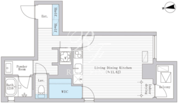 ラレイナ市谷加賀町 403 間取り図