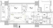 パークスフィア牛込神楽坂 202 間取り図