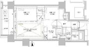 パークスフィア牛込神楽坂 1203 間取り図
