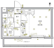 クレイシアIDZ新宿落合ディアコート 310 間取り図