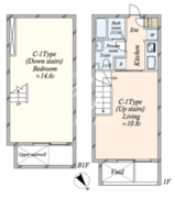 グランドレジデンス目黒 104 間取り図 ?>