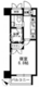 レジディア月島3 907 間取り図
