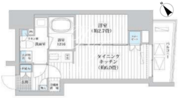 Ｌｕｍａ高輪 303 間取り図