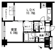 レジディア日本橋浜町 704 間取り図