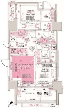 ディームス大井町 703 間取り図