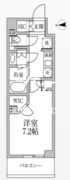 レジディア新御徒町2 712 間取り図