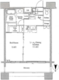 レジディア錦糸町 1302 間取り図
