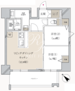 プライマル月島 703 間取り図