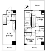 ロイジェント上野桜木 702 間取り図