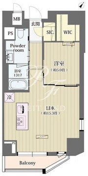 シュトラーレ神山町 401 間取り図