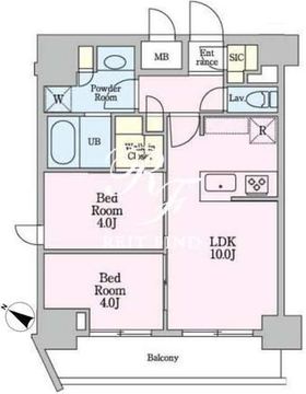 リビオメゾン戸越銀座 1303 間取り図