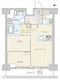 リビオメゾン戸越銀座 1406 間取り図