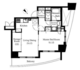 アーバネックス戸越銀座 903 間取り図