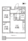 レジディア新御徒町2 1102 間取り図