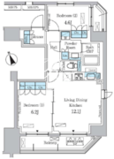 パークアクシス浅草レジデンス 1104 間取り図