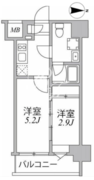 シーフォルム住吉 208 間取り図