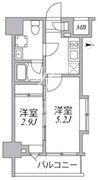 シーフォルム住吉 709 間取り図