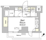 テラス大崎 509 間取り図