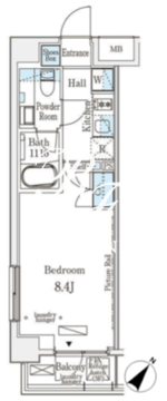 エトワール駒沢大学 309 間取り図