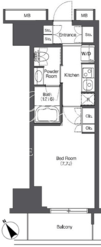 東京ポートシティ竹芝レジデンスタワー 205 間取り図